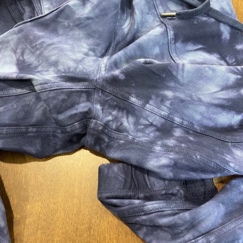 Athleta Farallon‎ Jogger Women's Size XS Tie Dye Print Blue Semi Fitted Cotton - Picture 8 of 13